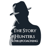 Logo van The Story Hunters, Online coaching en cursussen voor schrijvers