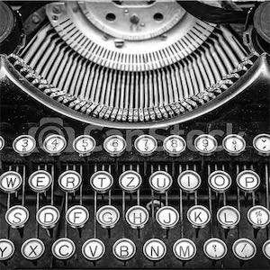 Icon van typemachine